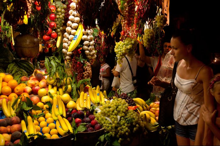 Roma- Venta de fruta callejera - Italia